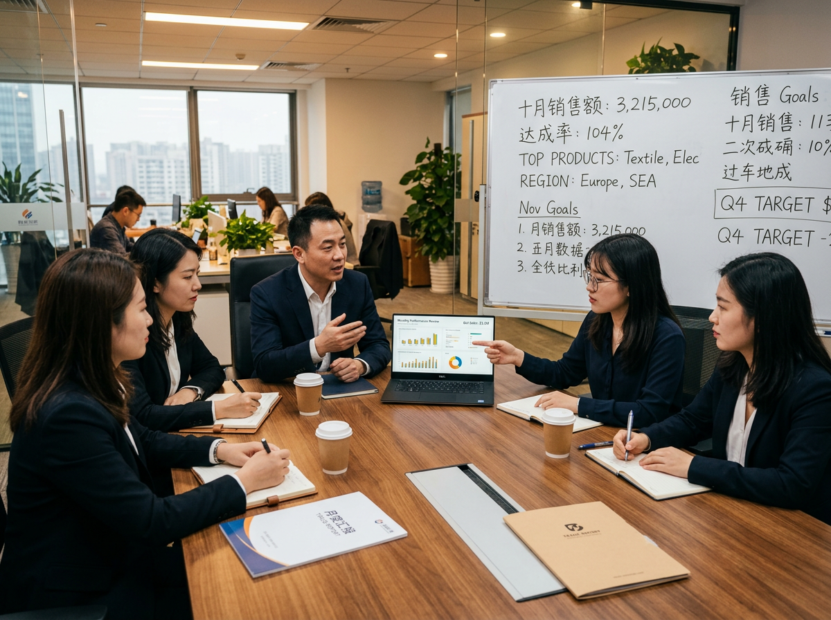 月度复盘会议现场
